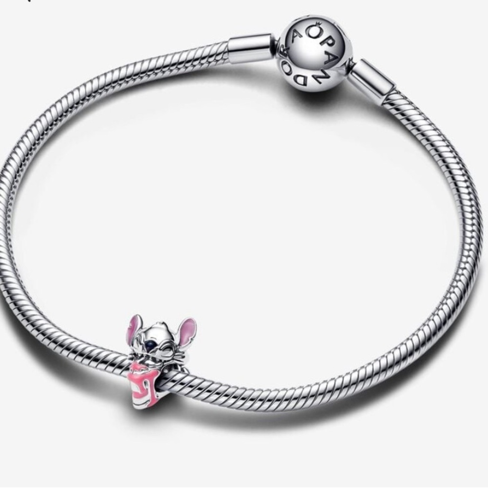 PANDORA DISNEY Stitch BIRTHDAY Cake Charm w/box - Picture 5 of 7